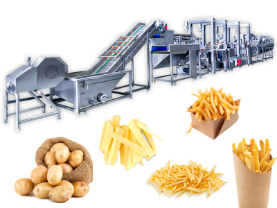 Fully automatic French fries  chips production line