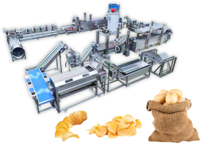 Fully automatic French fries potato chips production line