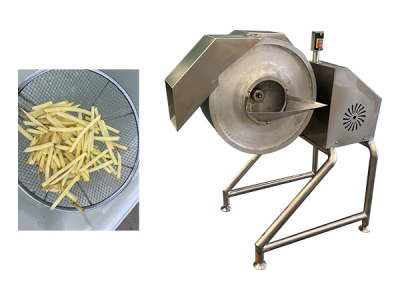 High Efficiency Food Grade Stainless Steel French Fries Cutting Machine for Root Vegetables and Potatoes