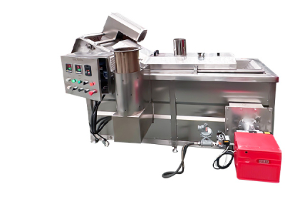 Small continuous frying machine